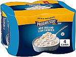 4-pack 18.5 Oz Progresso Rich & Hearty, New England Clam Chowder Soup $3