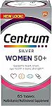 65-Count Centrum Silver Women's 50+ Multivitamin Tablets $3.58