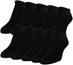 10-Pairs GOLDTOE Women's Cushion No Show Socks $9.24 (or less)