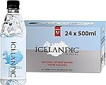 24-pack 16.9 fl oz Icelandic Glacial Natural Spring Alkaline Water $14.98