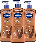 3-Pack 20.3 Oz Vaseline Intensive Care Body Lotion $8