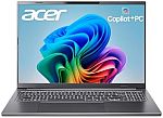 Acer Aspire 16 AI Copilot+ 16" WUXGA Touch Laptop (Snapdragon X X1-26-100 16GB 512GB) $429.99