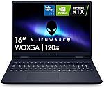 Dell Alienware 16 Aurora 16" WQXGA Gaming Laptop (Core 7-240H 16GB 1TB RTX 5050) $899