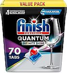 70ct Finish Quantum Infinity Shine Dishwasher Pods $12.59