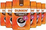 6-Ct 18-Oz Dunkin' Original Blend Medium Roast Whole Bean Coffee $38