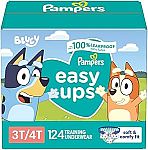 124 Count Pampers Easy Ups Disposable Potty Training Underwear $20.88