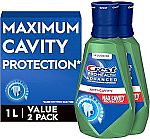 2-pack 1L Crest Pro-Health Advanced Maximum Cavity Protection Mouthwash $5.33