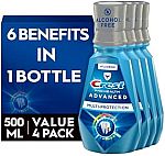 4 x 500 mL Crest Pro-Health Advanced Multi-Protection Mouthwash $8.20