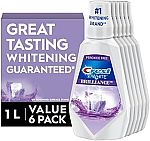 6-pack 1L Crest 3D White Brilliance Whitening Mouthwash $19.95