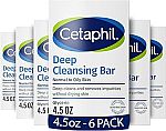 6-Ct Cetaphil Face and Body Bar Soap $10