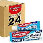 24 Count Colgate Max Fresh Travel Size (1 Oz) Toothpaste with Mini Breath Strips $9.64