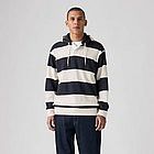 Levi's Men's Long Sleeve Thermal Rugby Polo Shirt $17.99