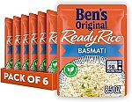 6-Pack 8.5-Oz BEN'S ORIGINAL Ready Rice (Basmati) $4.66