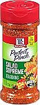 6-pack McCormick Perfect Pinch Salad Supreme Seasoning, 4.34 oz $4.88