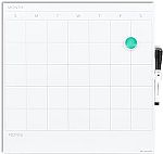 U Brands Square Magnetic Dry Erase Calendar White Board, 14" x 14" $4