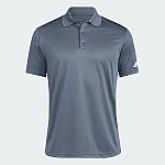 adidas Men's Grind Polo Shirt (Onix) $12