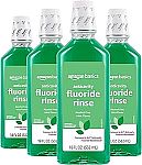 4-Pack 18-Oz Amazon Basics Alcohol Free Fluoride Rinse (Mint) $7.29