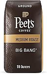 18 Ounce Peet's Coffee, Medium Roast Ground Coffee - Big Bang $8.91
