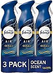 3-Pack 8.8-Oz Febreze Air Mist Freshener Sprays (Ocean Scent) $4.50