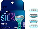 4-Count Schick Hydro Silk Sensitive Women's Razor Blade Refills $6.09