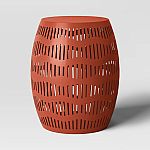 Room Essentials Metal Cutout Round Patio Accent Table $17.99
