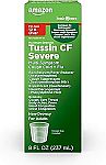 Amazon Basic Care Tussin Severe CF Max Syrup 8 Fl Oz $3.26