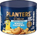 8.5 Oz Planters Lightly Salted Whole Cashews $3.25