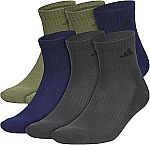 6-pack adidas Men's Athletic Cushioned Quarter Socks $7.91