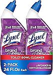 2-Pack 12-Oz Lysol Toilet Bowl Cleaner Gel (Lavender & Cotton Blossom) $3.62