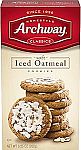 9.25 Oz Archway Cookies, Soft Iced Oatmeal Cookies $2.41