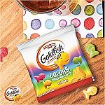 9-Pack 0.9-Oz Goldfish Colors Cheddar Crackers $3.55
