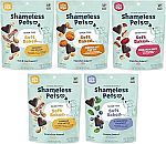5-pack 6 Ounce Shameless Pets Soft-Baked Dog Treats Variety Pack $11
