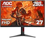AOC C27G4ZH 27" FHD Curved Frameless Ultra-Fast Gaming Monitor $119.99