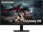 32" Samsung Odyssey G5 Gaming Monitor $229.99