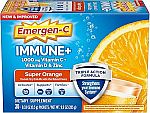30 Packets Emergen-C Immune+ Triple Action Immune Support Powder $7.13