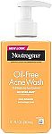 Neutrogena Oil-Free Acne Face Wash  9.1 Fl Oz $3.74