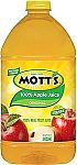 4 x 1 Gallon Mott's 100% Original Apple Juice $8.40