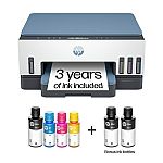 HP Smart Tank 7002 All-in-One Inkjet Printer, 2 Bonus Black Ink Bottles $199