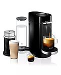 Nespresso VertuoPlus Deluxe with Aeroccino Milk Frother $99.99
