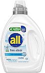 50-Oz all Liquid Laundry Detergent (Unscented) $8.97