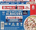 8-Pack Bumble Bee Solid White Albacore Tuna in Water, 5 oz Can $6.70