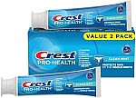 Crest Pro-Health Clean Mint Toothpaste (4.3oz) Twin Pack $5.59