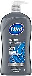 32 Fl Oz Dial Men 3in1 Body, Hair and Face Wash $4.92