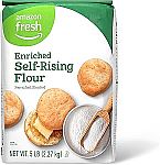 5 lb Amazon Fresh, Enriched Self Rising Flour $2.12