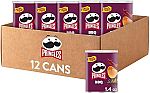 12 Cans Pringles Potato Crisps Chips 1.4 Oz $5.22