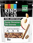 5-Count 8-Oz KIND Zero Added Sugar Granola (Apple Cinnamon Nut) $10