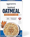 10 Count Amazon Grocery, Maple & Brown Sugar Instant Oatmeal $1.37