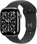 Apple Watch Series 11 [GPS + Cellular 46mm] Smartwatch Slate Titanium Case Black Sport Band $609