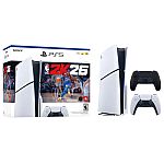 Sony PlayStation 5 Disc Console and NBA 2K26 Bundle with Additional DualSense Controller $479.99