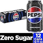 3 x 12-pack 12 fl oz Pepsi Zero Sugar Cola Soda $15